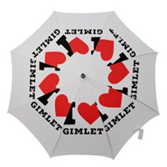 I Love Gimlet Hook Handle Umbrellas (medium) by ilovewhateva