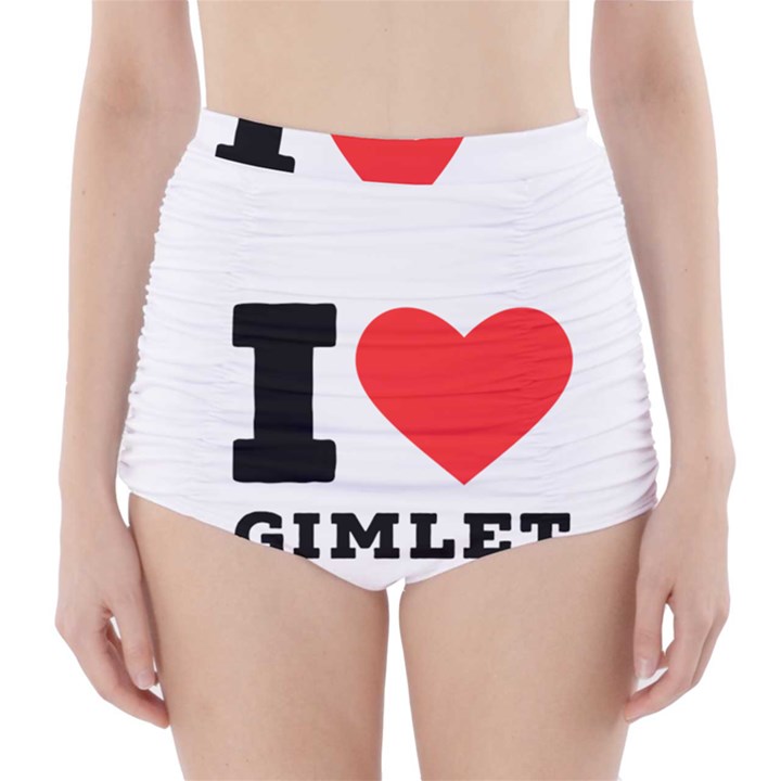 I love gimlet High-Waisted Bikini Bottoms