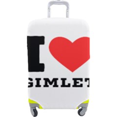 I Love Gimlet Luggage Cover (large) by ilovewhateva