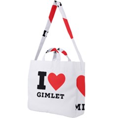 I Love Gimlet Square Shoulder Tote Bag by ilovewhateva