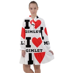 I Love Gimlet All Frills Chiffon Dress by ilovewhateva