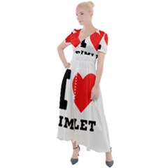 I Love Gimlet Button Up Short Sleeve Maxi Dress by ilovewhateva