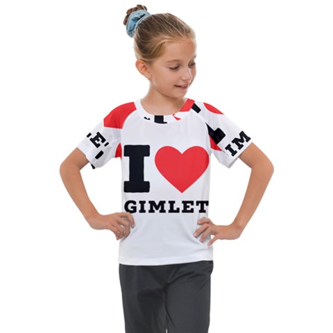 I Love Gimlet Kids  Mesh Piece Tee by ilovewhateva