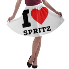 I Love Spritz A-line Skater Skirt by ilovewhateva