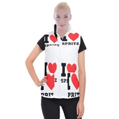 I Love Spritz Women s Button Up Vest by ilovewhateva