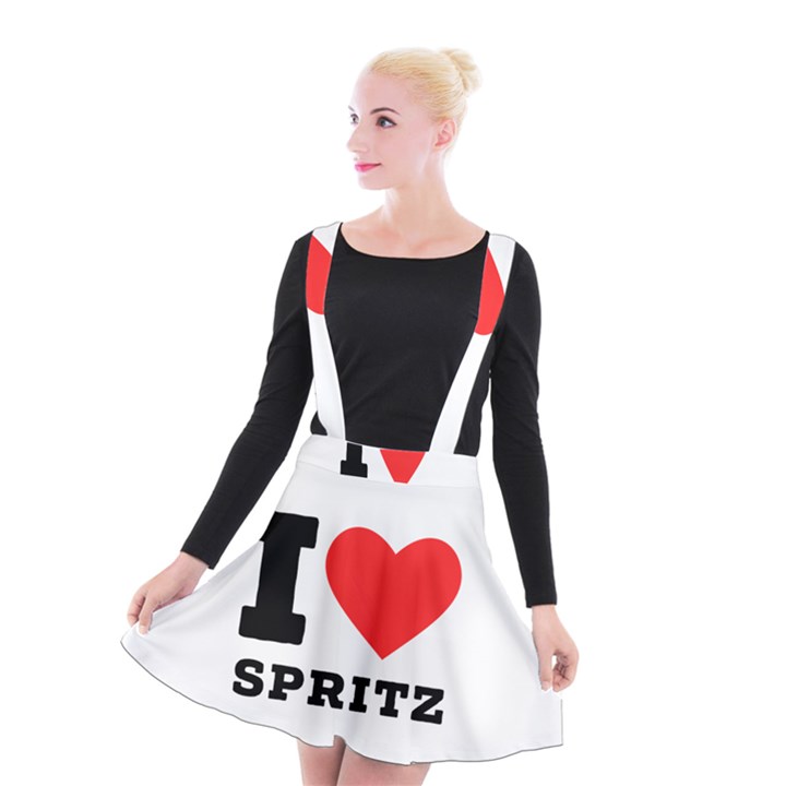 I love spritz Suspender Skater Skirt