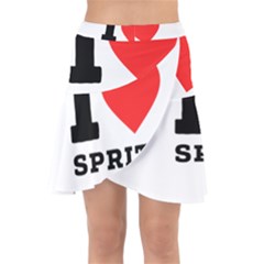 I Love Spritz Wrap Front Skirt by ilovewhateva