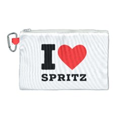 I Love Spritz Canvas Cosmetic Bag (large) by ilovewhateva