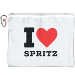 I Love Spritz Canvas Cosmetic Bag (xxxl) by ilovewhateva