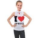 I love spritz Kids  Sleeveless Polo Tee View1