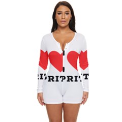 I Love Spritz Long Sleeve Boyleg Swimsuit by ilovewhateva