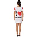 I love spritz Fitted Knot Split End Bodycon Dress View4