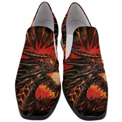 Dragon Women Slip On Heel Loafers by Salman4z