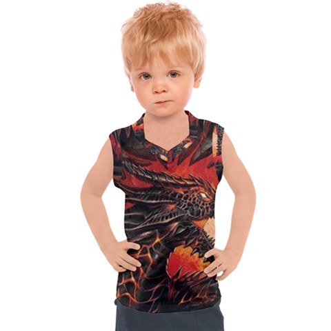 Dragon Kids  Sport Tank Top by Salman4z