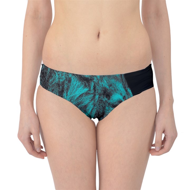 Angry Male Lion Predator Carnivore Hipster Bikini Bottoms