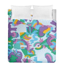 Pattern Hotdogtrap Duvet Cover Double Side (full/ Double Size) by Salman4z