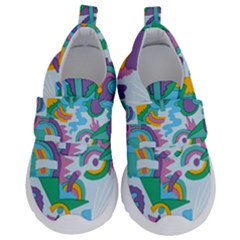 Pattern Hotdogtrap Kids  Velcro No Lace Shoes by Salman4z