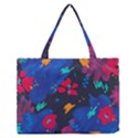 Patterns Rosebuds Zipper Medium Tote Bag View1