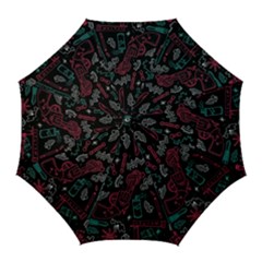 Abstract Pattern Golf Umbrellas