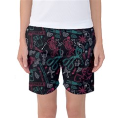 Abstract Pattern Women s Basketball Shorts by Salman4z