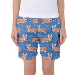 Corgi Patterns Women s Basketball Shorts by Salman4z