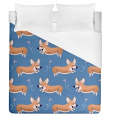 Corgi Patterns Duvet Cover (queen Size) by Salman4z