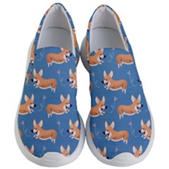 Corgi Patterns Women s Lightweight Slip Ons by Salman4z