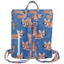 Corgi Patterns Flap Top Backpack View3