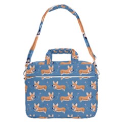 Corgi Patterns Macbook Pro 16  Shoulder Laptop Bag by Salman4z