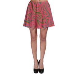 Pattern Saying Wavy Skater Skirt by Salman4z