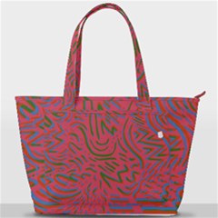 Pattern Saying Wavy Back Pocket Shoulder Bag  by Salman4z