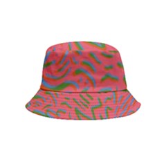 Pattern Saying Wavy Bucket Hat (kids) by Salman4z