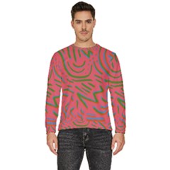 Pattern Saying Wavy Men s Fleece Sweatshirt by Salman4z