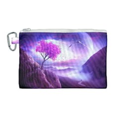 Fantasy World Canvas Cosmetic Bag (large) by Salman4z