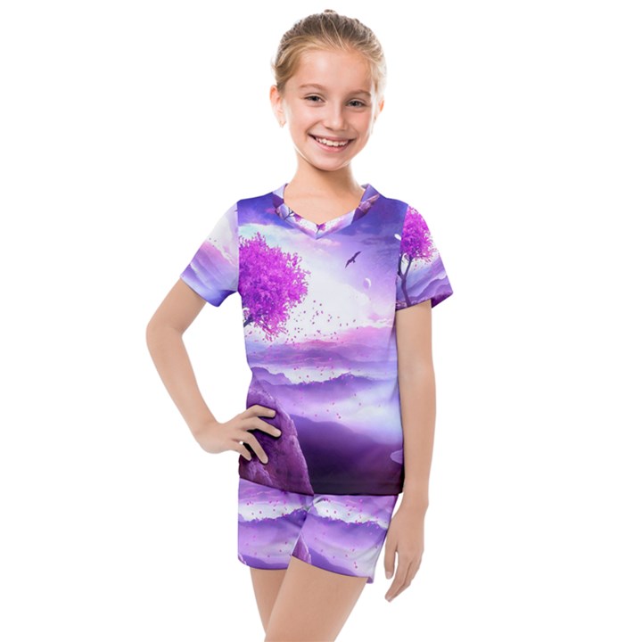 Fantasy World Kids  Mesh Tee and Shorts Set