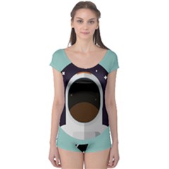 Astronaut Space Astronomy Universe Boyleg Leotard  by Salman4z