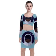 Astronaut Space Astronomy Universe Top And Skirt Sets by Salman4z