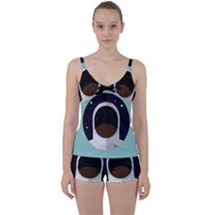 Astronaut Space Astronomy Universe Tie Front Two Piece Tankini by Salman4z