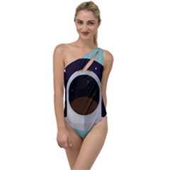 Astronaut Space Astronomy Universe To One Side Swimsuit by Salman4z