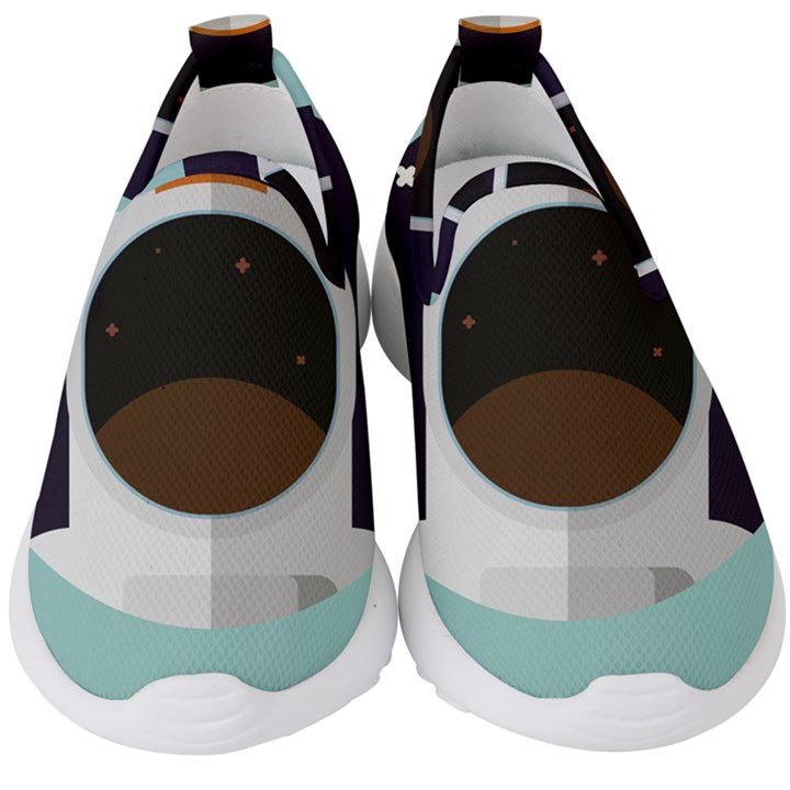 Astronaut Space Astronomy Universe Kids  Slip On Sneakers