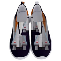 Rocket Space Universe Spaceship No Lace Lightweight Shoes by Salman4z