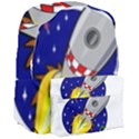 Rocket Ship Launch Vehicle Moon Giant Full Print Backpack View3