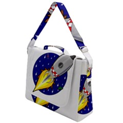 Rocket Ship Launch Vehicle Moon Box Up Messenger Bag by Salman4z