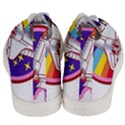 Badge Patch Pink Rainbow Rocket Men s Mid-Top Canvas Sneakers View4