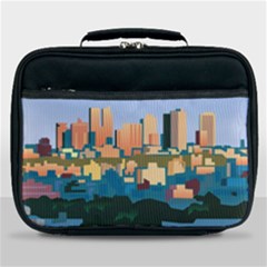 City Buildings Urban Dawn Lunch Bag by Salman4z