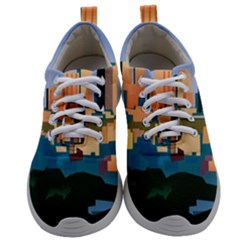 City Buildings Urban Dawn Mens Athletic Shoes by Salman4z