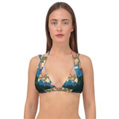 City Buildings Urban Dawn Double Strap Halter Bikini Top by Salman4z