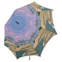 Vacation Island Sunset Sunrise Hook Handle Umbrellas (Large) View2