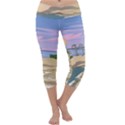 Vacation Island Sunset Sunrise Capri Yoga Leggings View1