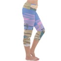 Vacation Island Sunset Sunrise Capri Yoga Leggings View3